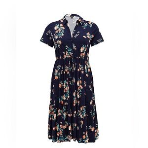 NWT Torrid midi shirt dress with collar size 2